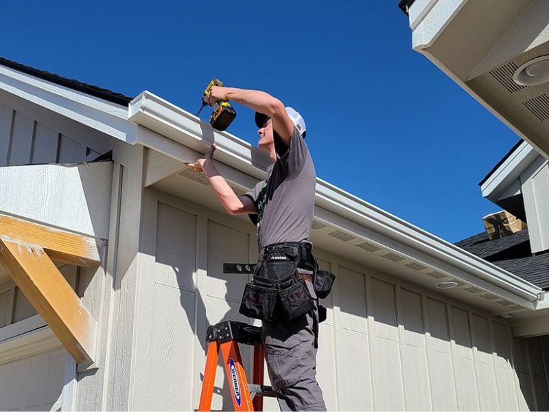 Recent Gutter Project in Moultrie